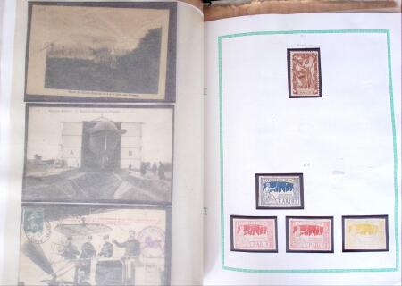 1870-1910, Vignettes, cartes postales et documents sur