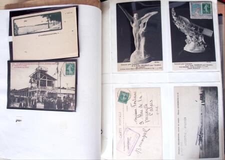 1870-1910, Vignettes, cartes postales et documents sur
