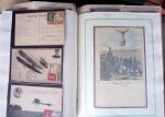 1870-1910, Vignettes, cartes postales et documents sur