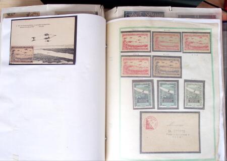 1870-1910, Vignettes, cartes postales et documents sur