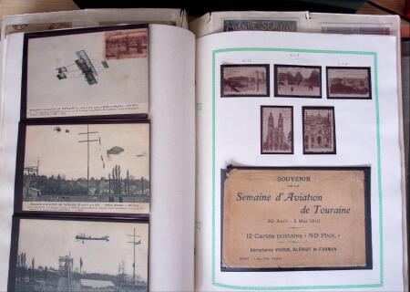 1870-1910, Vignettes, cartes postales et documents sur