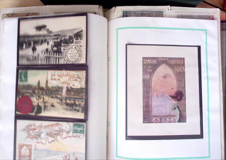 1870-1910, Vignettes, cartes postales et documents sur