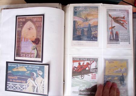 1870-1910, Vignettes, cartes postales et documents sur