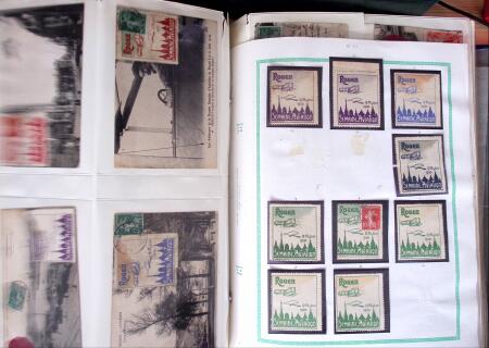 1870-1910, Vignettes, cartes postales et documents sur