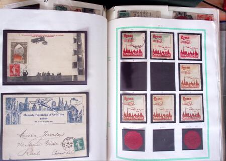 1870-1910, Vignettes, cartes postales et documents sur