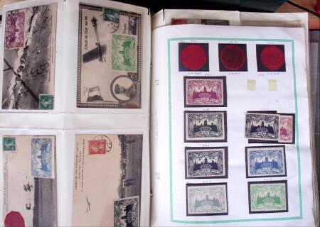 1870-1910, Vignettes, cartes postales et documents sur