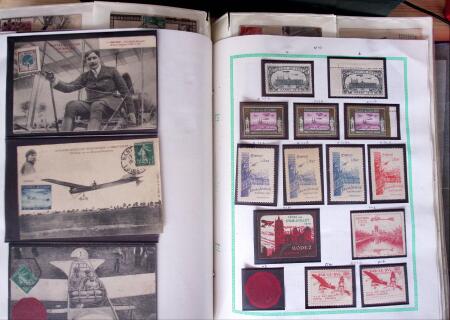 1870-1910, Vignettes, cartes postales et documents sur