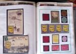 1870-1910, Vignettes, cartes postales et documents sur