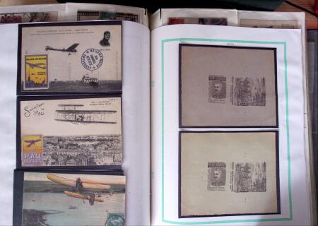 1870-1910, Vignettes, cartes postales et documents sur