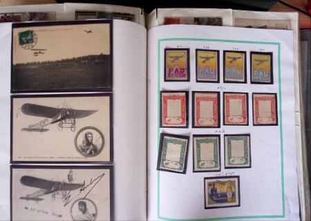 1870-1910, Vignettes, cartes postales et documents sur