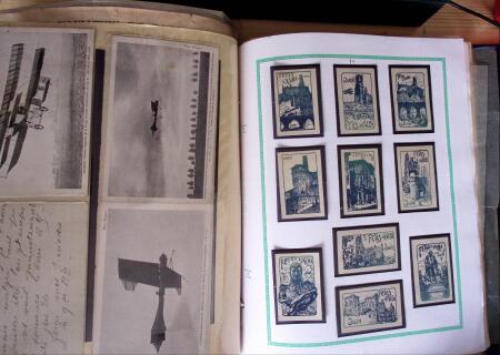1870-1910, Vignettes, cartes postales et documents sur