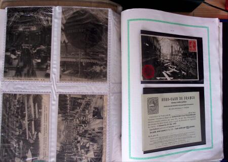 1870-1910, Vignettes, cartes postales et documents sur