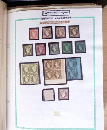 1860-70, Second Empire : épreuves de timbres fiscaux,