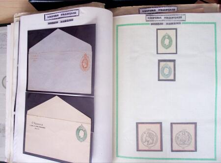 1860-70, Second Empire : épreuves de timbres fiscaux,