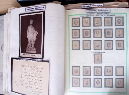 1860-70, Second Empire : épreuves de timbres fiscaux,