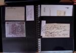 DEPARTEMENTS CONQUIS 1800-1850, 2 classeurs noirs de