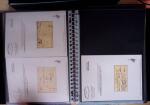 DEPARTEMENTS CONQUIS 1800-1850, 2 classeurs noirs de