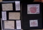 DEPARTEMENTS CONQUIS 1800-1850, 2 classeurs noirs de