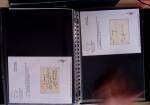 DEPARTEMENTS CONQUIS 1800-1850, 2 classeurs noirs de