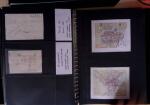 DEPARTEMENTS CONQUIS 1800-1850, 2 classeurs noirs de