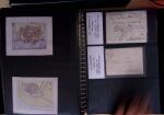 DEPARTEMENTS CONQUIS 1800-1850, 2 classeurs noirs de