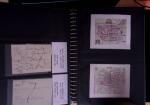 DEPARTEMENTS CONQUIS 1800-1850, 2 classeurs noirs de