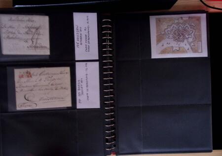 DEPARTEMENTS CONQUIS 1800-1850, 2 classeurs noirs de
