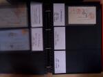 env.1850-80, Un classeur rouge - Lettre des bureaux