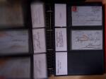 env.1850-80, Un classeur rouge - Lettre des bureaux