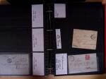 env.1850-80, Un classeur rouge - Lettre des bureaux