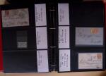 env.1850-80, Un classeur rouge - Lettre des bureaux