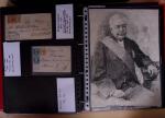 env.1850-80, Un classeur rouge - Lettre des bureaux