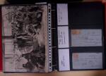 env.1850-80, Un classeur rouge - Lettre des bureaux