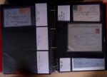 env.1850-80, Un classeur rouge - Lettre des bureaux