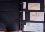 env.1830-50, Collection en 5 classeurs rouges : histoire