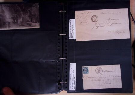 env.1830-50, Collection en 5 classeurs rouges : histoire