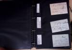env.1830-50, Collection en 5 classeurs rouges : histoire