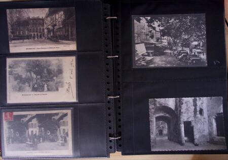 env.1830-50, Collection en 5 classeurs rouges : histoire