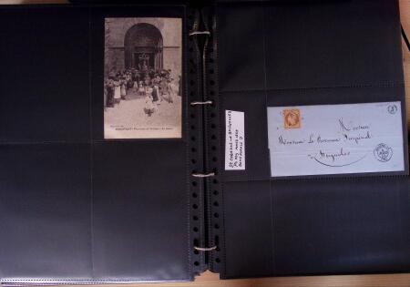 env.1830-50, Collection en 5 classeurs rouges : histoire