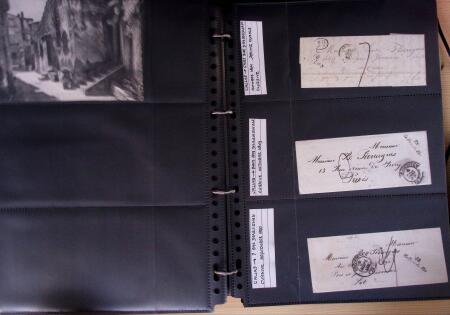 env.1830-50, Collection en 5 classeurs rouges : histoire