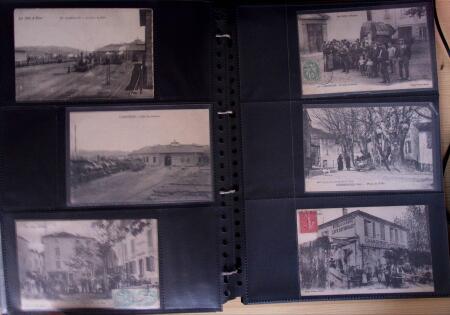 env.1830-50, Collection en 5 classeurs rouges : histoire
