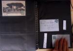 env.1830-50, Collection en 5 classeurs rouges : histoire