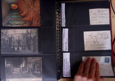 env.1830-50, Collection en 5 classeurs rouges : histoire