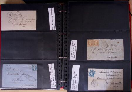 env.1830-50, Collection en 5 classeurs rouges : histoire