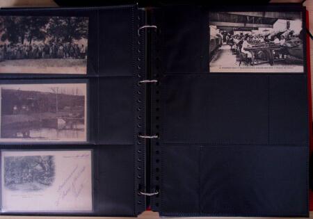 env.1830-50, Collection en 5 classeurs rouges : histoire
