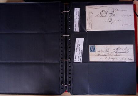 env.1830-50, Collection en 5 classeurs rouges : histoire