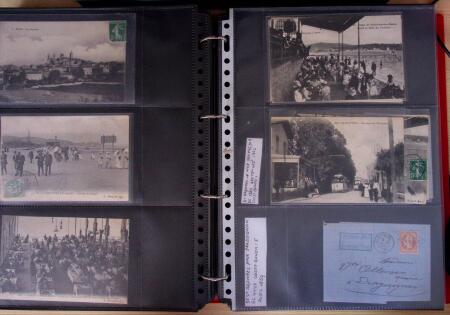 env.1830-50, Collection en 5 classeurs rouges : histoire