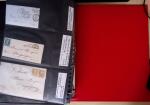env.1830-50, Collection en 5 classeurs rouges : histoire