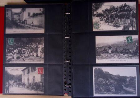 env.1830-50, Collection en 5 classeurs rouges : histoire