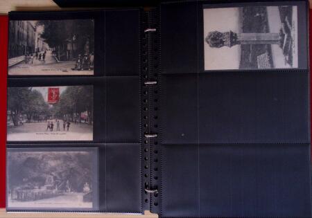 env.1830-50, Collection en 5 classeurs rouges : histoire